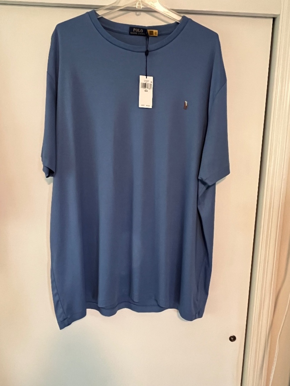 Polo Ralph Lauren Blue Pocket Tee 4XB Big & Tall NWT